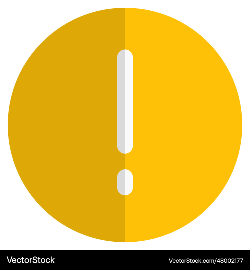 Security warning alert for a cyberthreat vector image