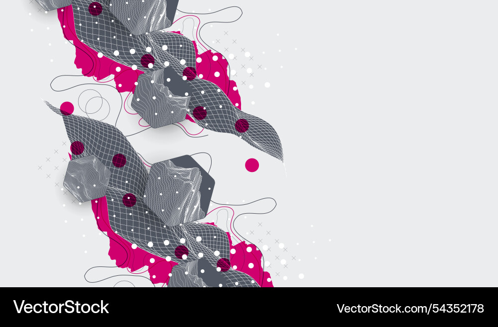 Abstract art background modern science Abstract art background modern science vector image