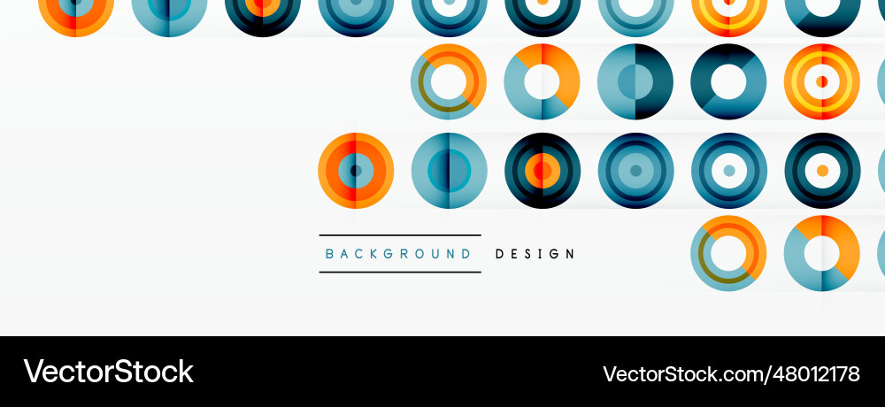 Abstract background with circle symmetric grid Abstract background with circle symmetric grid vector image