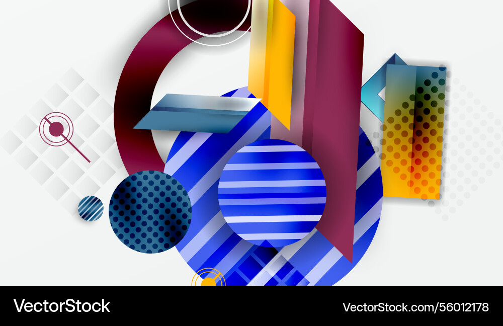 Abstract design with layered geometric shapes Abstract design with layered geometric shapes Vector Image