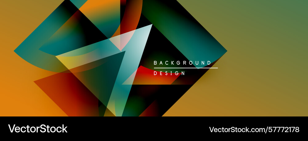 Abstract geometric shapes overlap creating Abstract geometric shapes overlap creating Vector Image