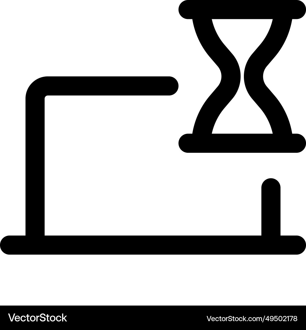 Applications or websites undergoing processing Vector Image