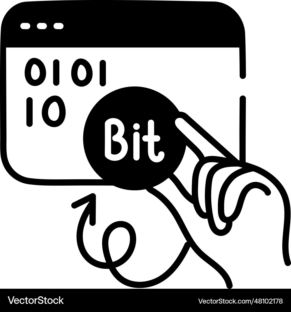Binary bit Vector Image