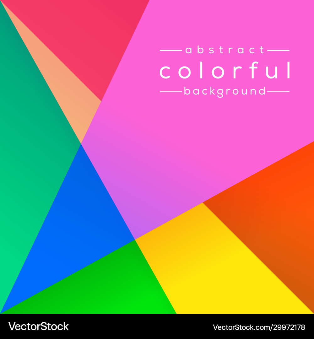 Design abstract background colorful vector image