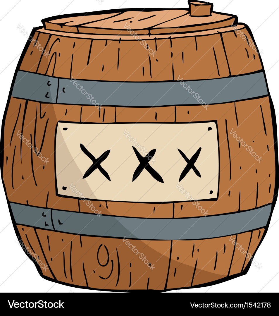 Gunpowder Barrel Vector Image