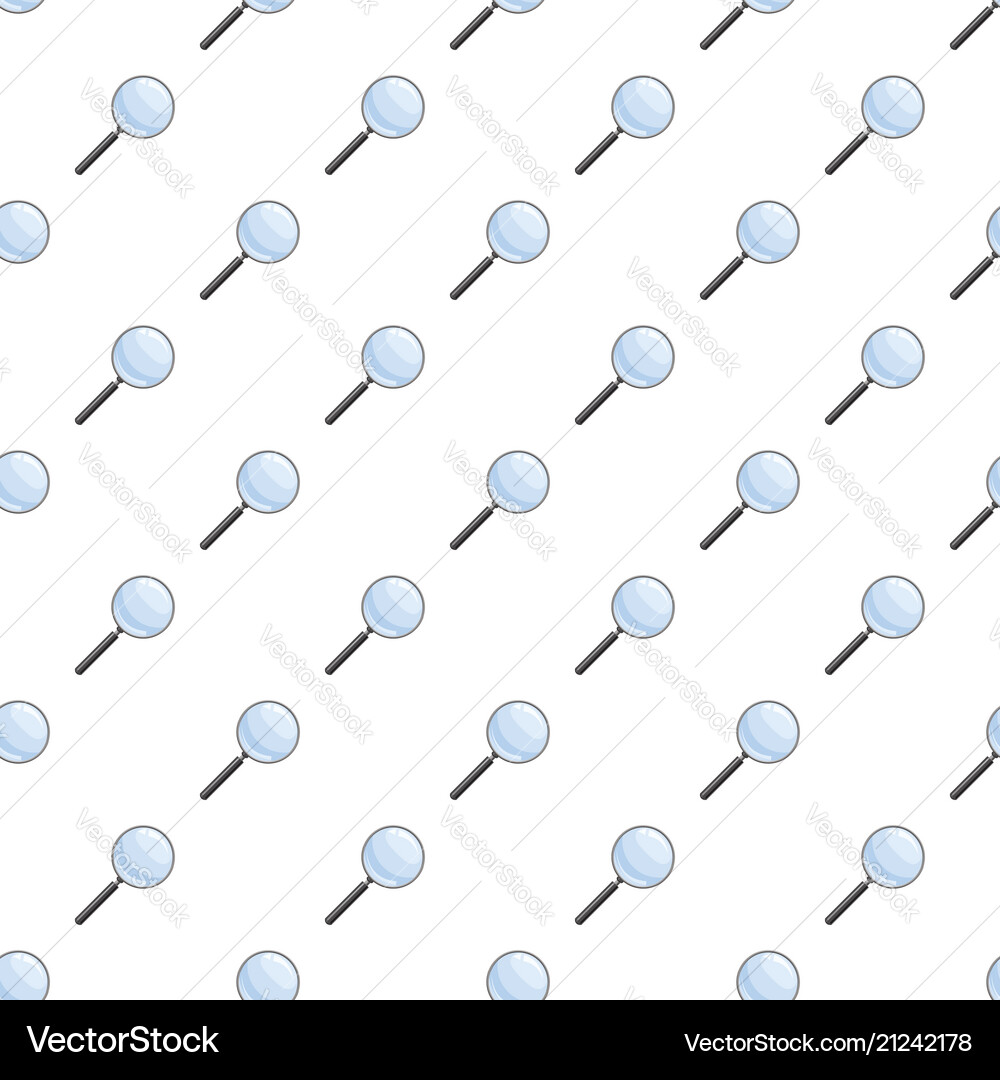 Magnifying glass pattern Royalty Free Vector Image