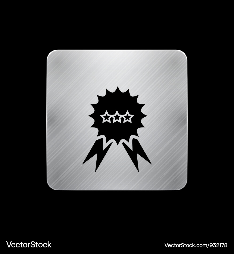 Quality standard phone button Vector Image