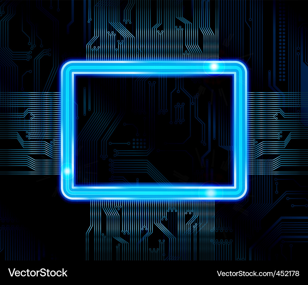 Technology Circuit Background Vector Image