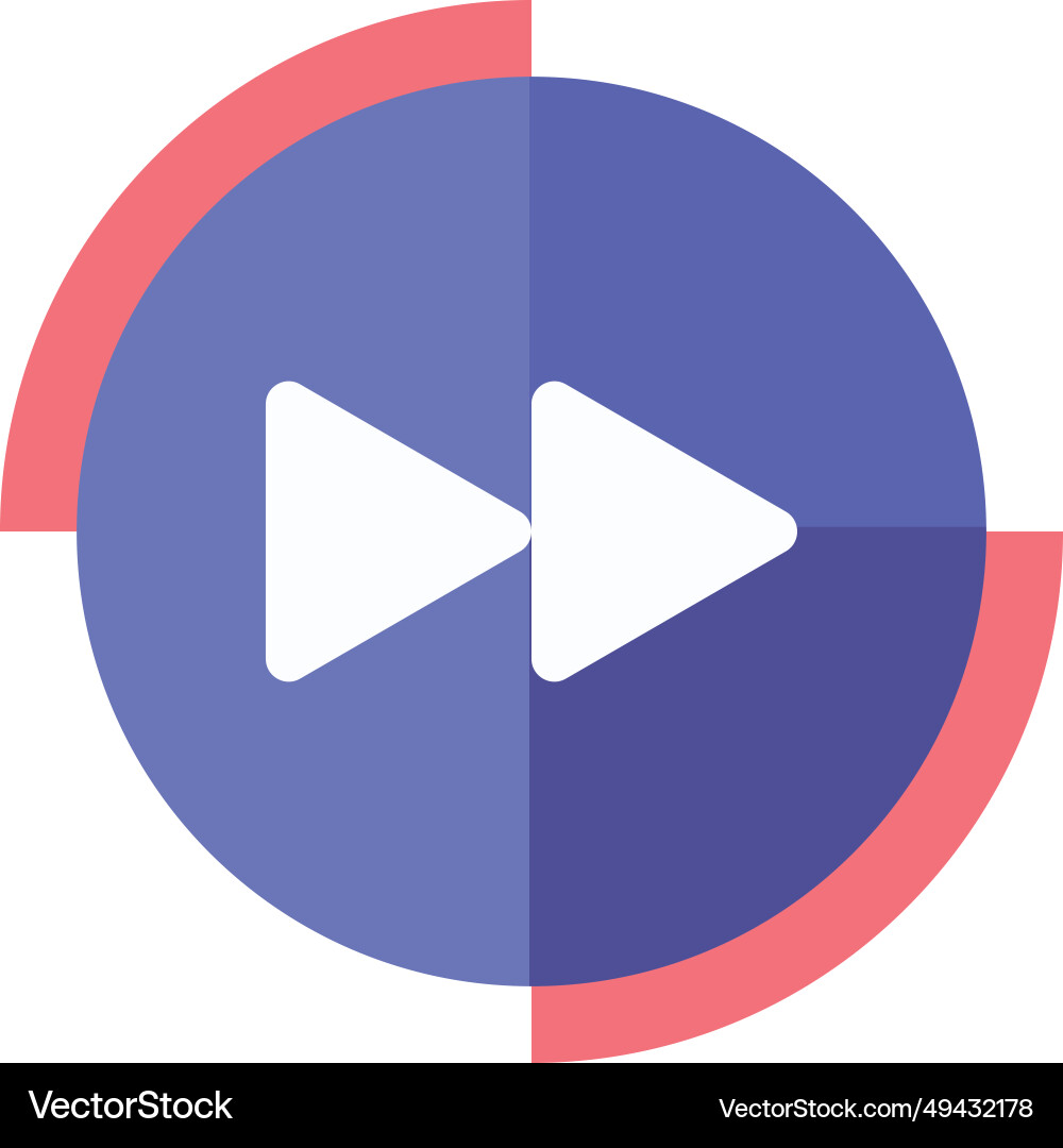 Ui ux element player vector image