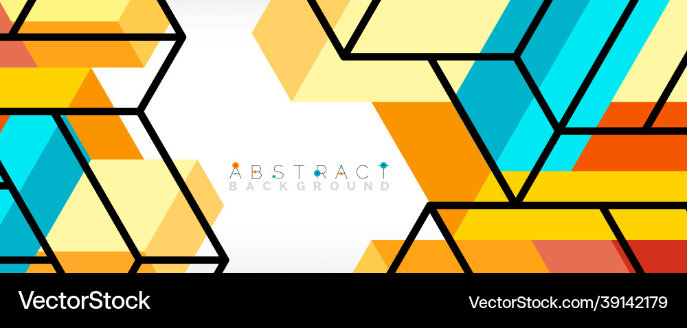 Abstract background 3d cubes cubic elements Abstract background 3d cubes cubic elements vector image