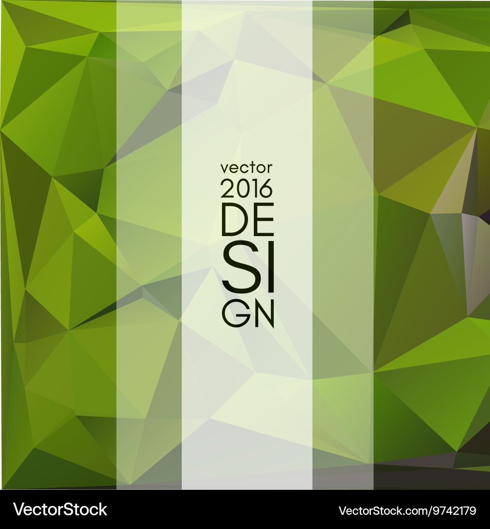 Geometric triangular abstract background vector image