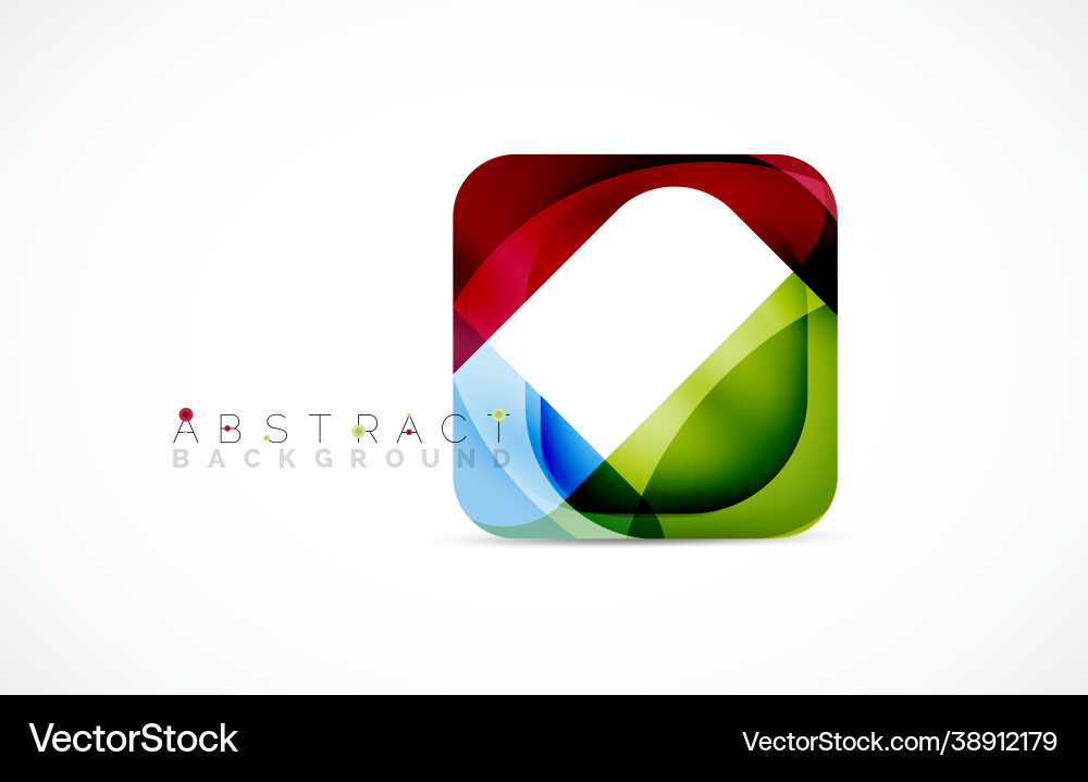 Minimal background abstract square shape Minimal background abstract square shape vector image