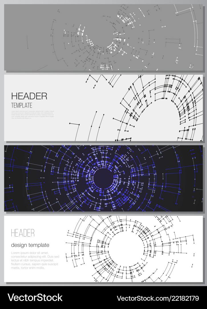 Minimalistic layout of headers banner Minimalistic layout of headers banner vector image