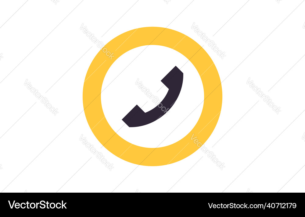 Phone sign icon Royalty Free Vector Image - VectorStock