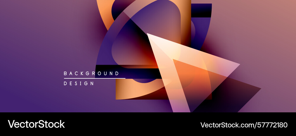 Abstract geometric shapes overlap creating Abstract geometric shapes overlap creating Vector Image