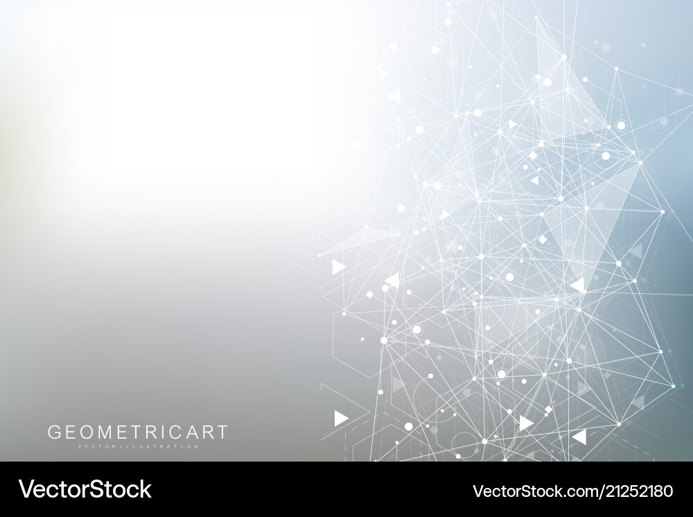 Big data visualization background modern Big data visualization background modern vector image