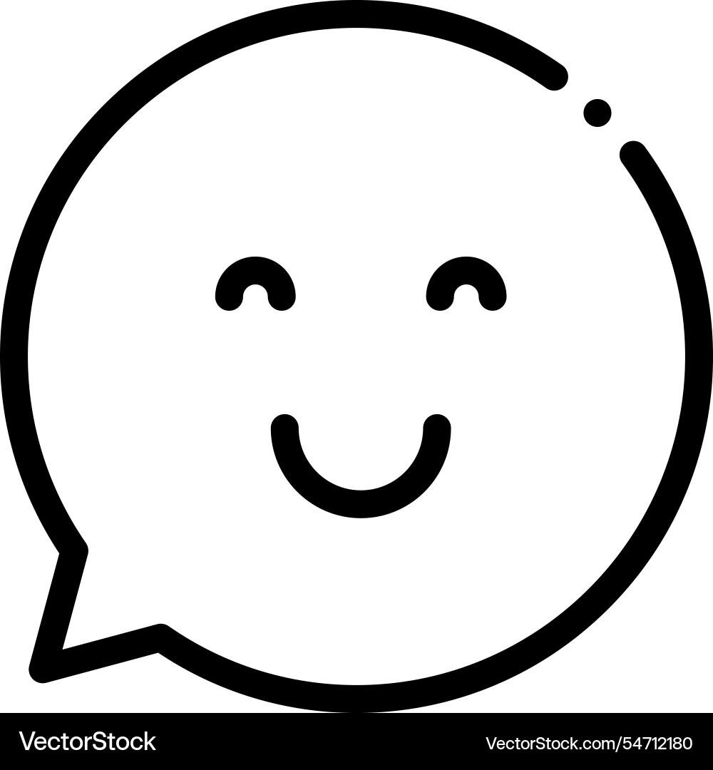 Message icon thin linear style design isolated Message icon thin linear style design isolated Vector Image