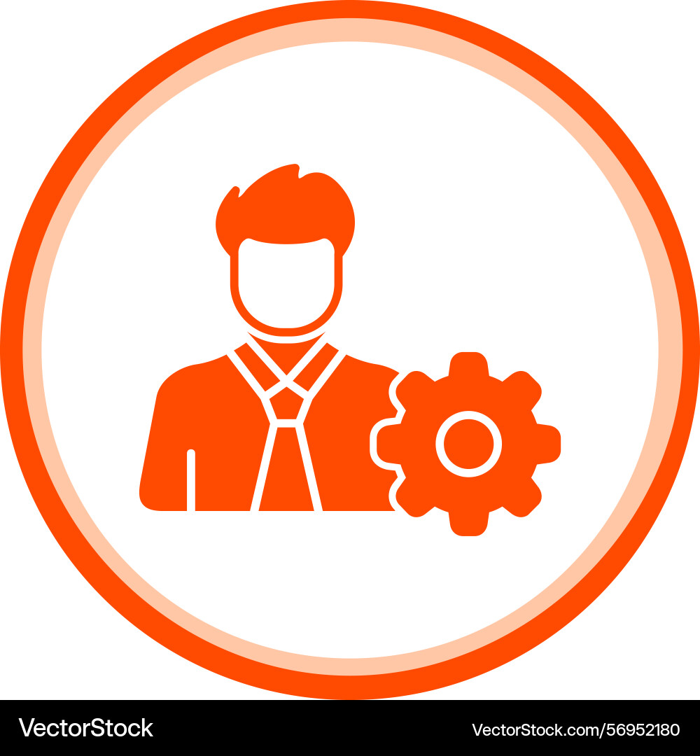 User setting icon vector image