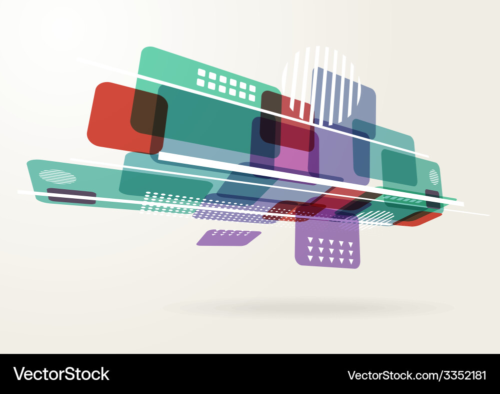 Abstract Linear Background vector image