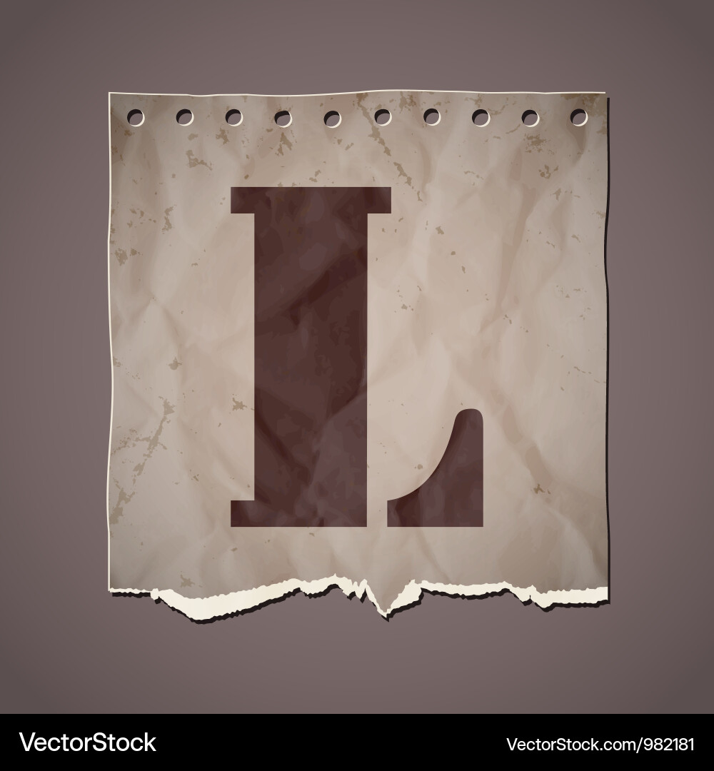 Alphabet in retro style Vector Image