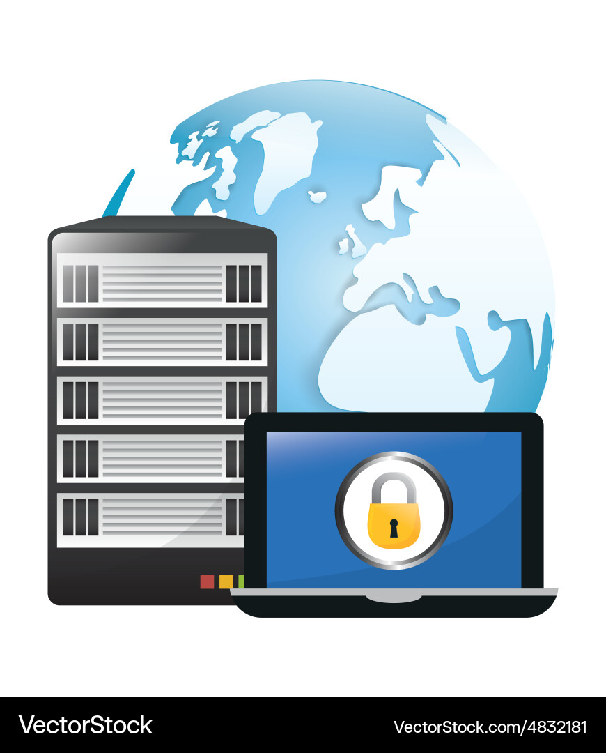 Database design vector image