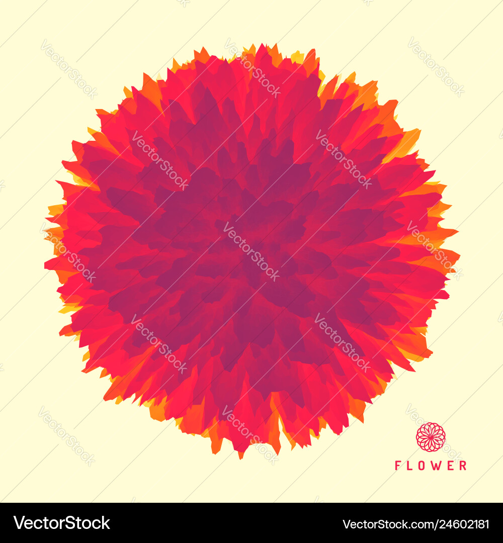 Floral art element for design greeting card Floral art element for design greeting card Vector Image