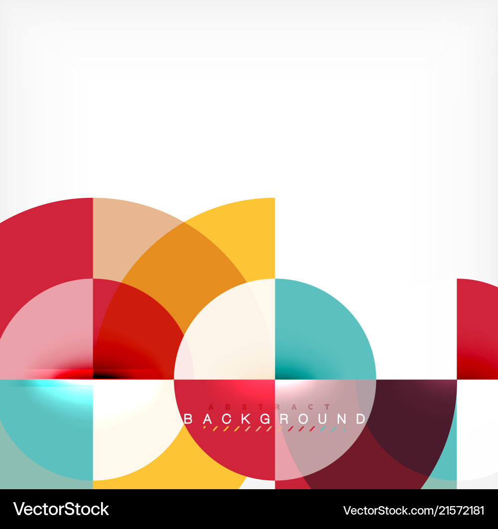 Minimal circle abstract background design Minimal circle abstract background design vector image