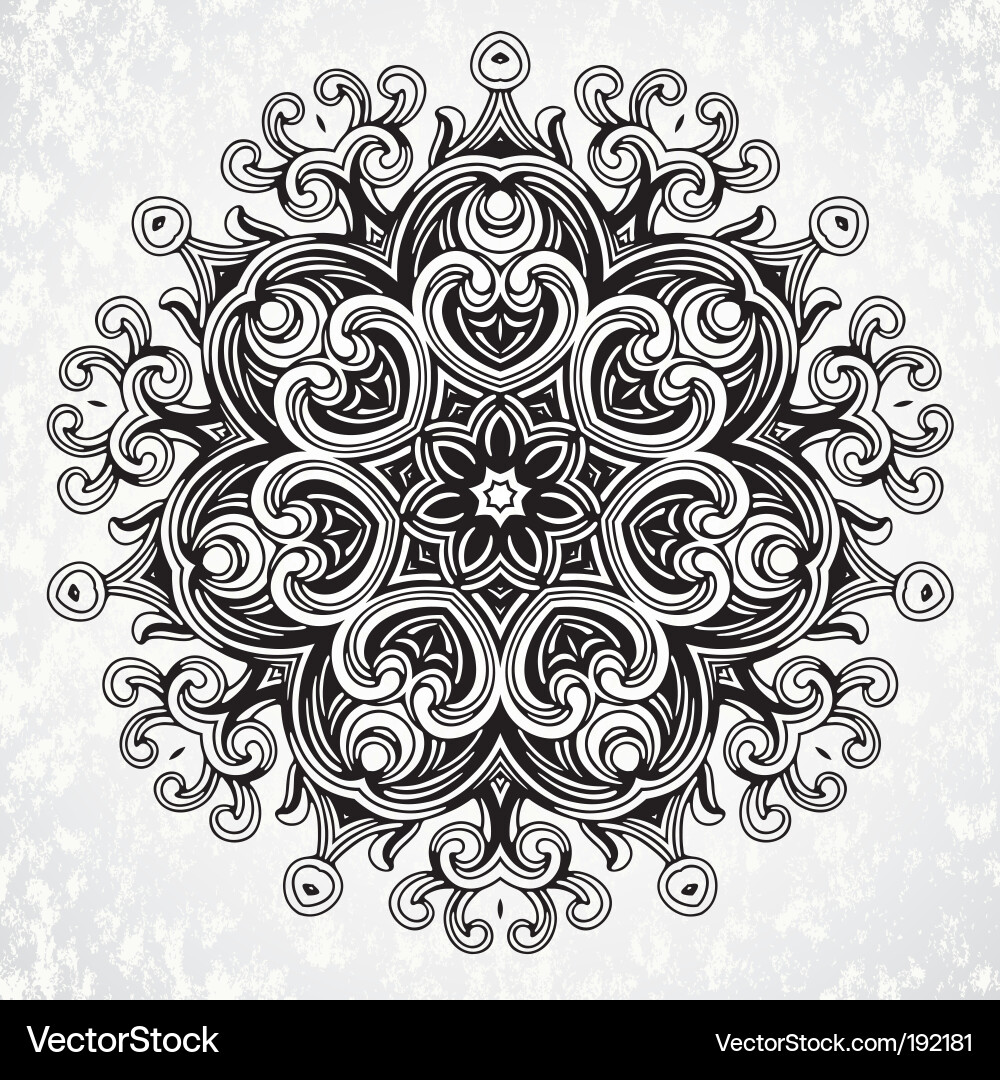 Ornate Floral Pattern vector image