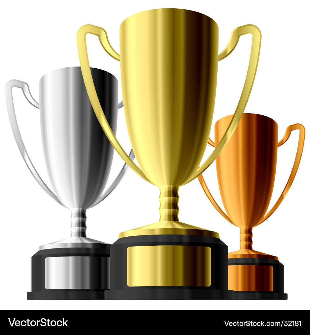 Trophy Sammlung Vektorbild
