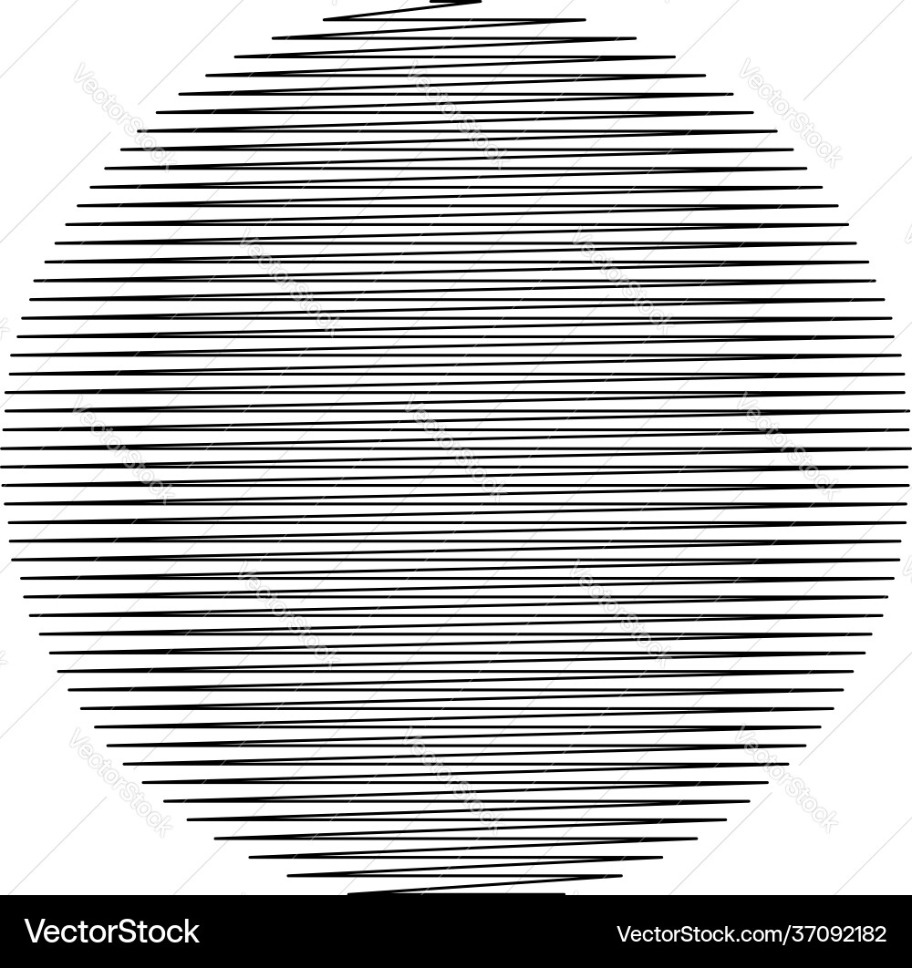 Circle with scribble sketch doodle effect pattern Circle with scribble sketch doodle effect pattern vector image