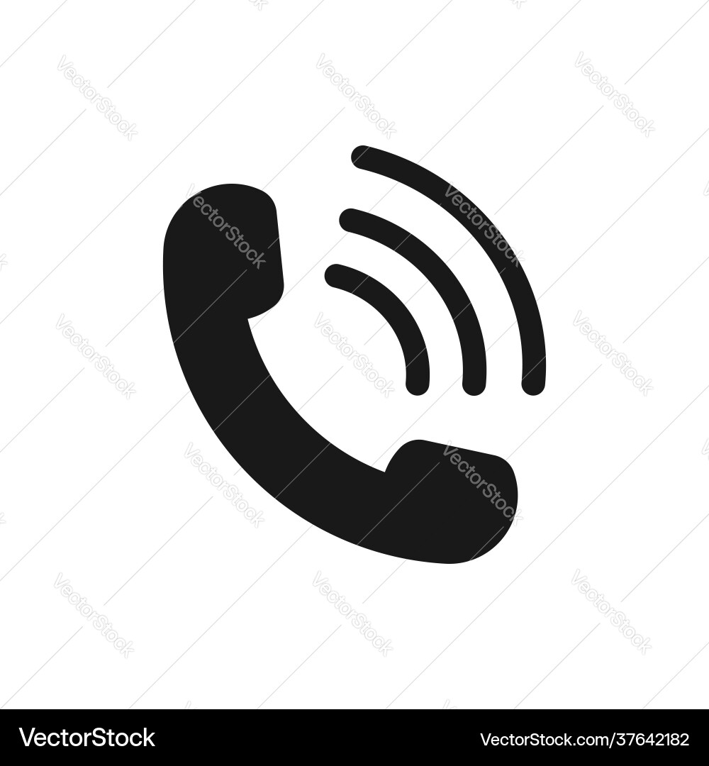 Phone Call Icon - Contact Symbol – Royalty-Free Vector | VectorStock, image size:1000x1080