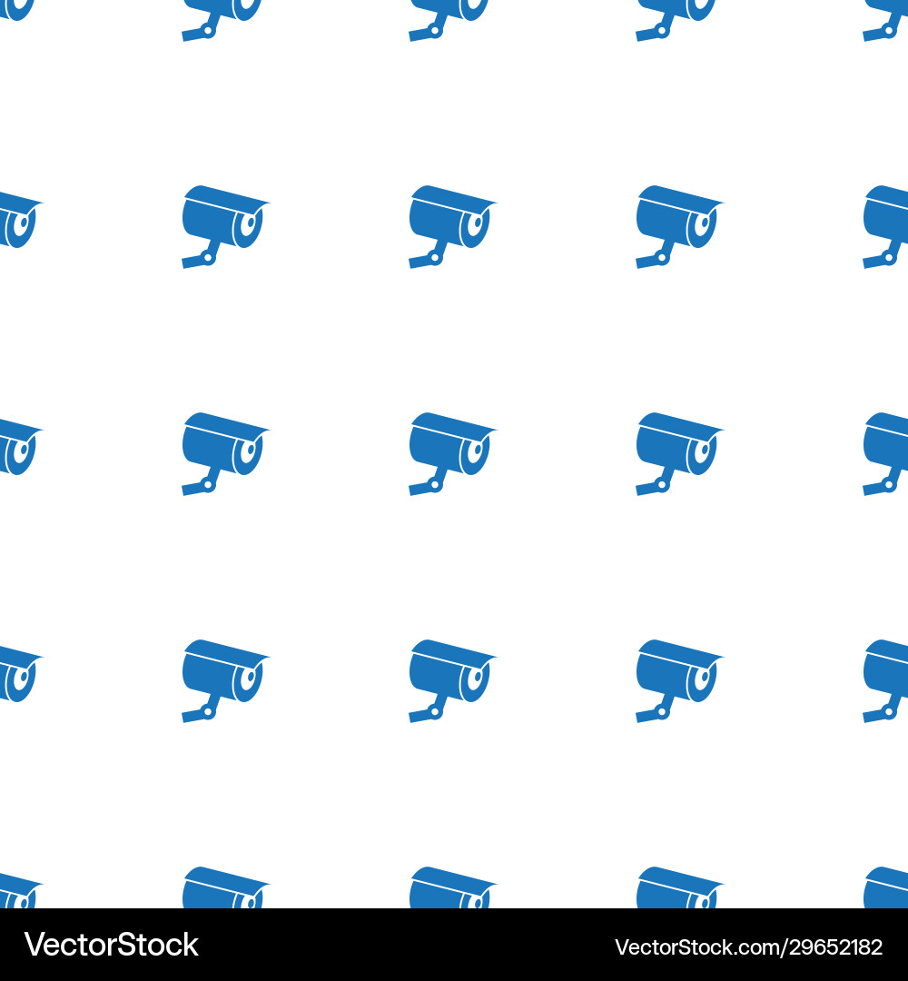 Security camera icon pattern seamless isolated vector image