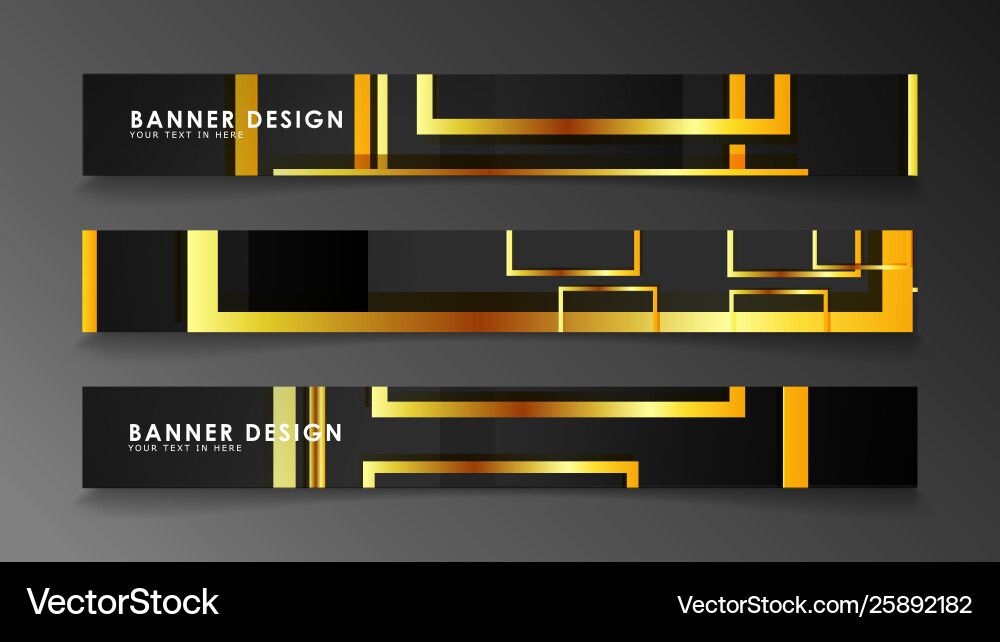 Set a banner with rectangular background Set a banner with rectangular background vector image