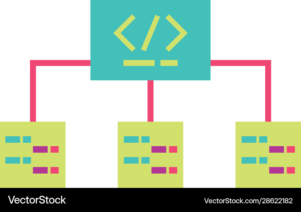 Website Development Icons vector image