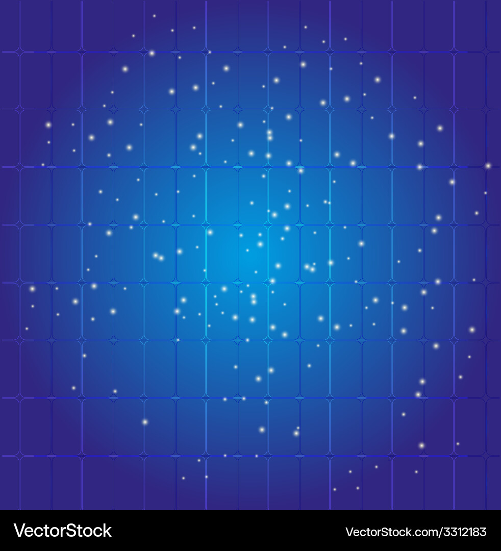 Blue dots grid background Vector Image