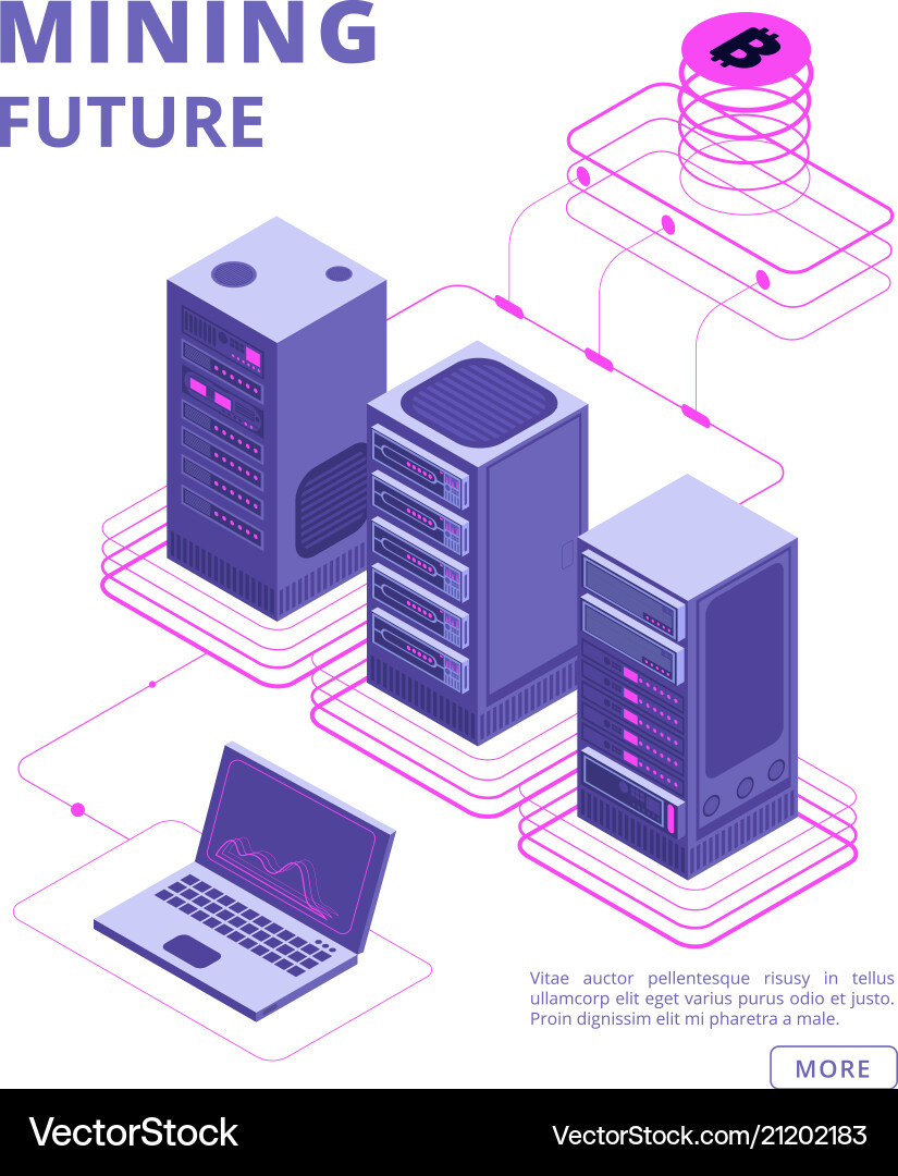 Crypto Trading & Blockchain Ecosystem vector image