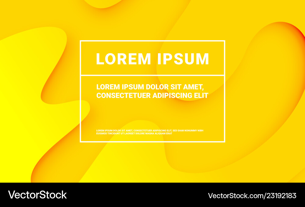 Minimal yellow background for presentation Minimal yellow background for presentation vector image