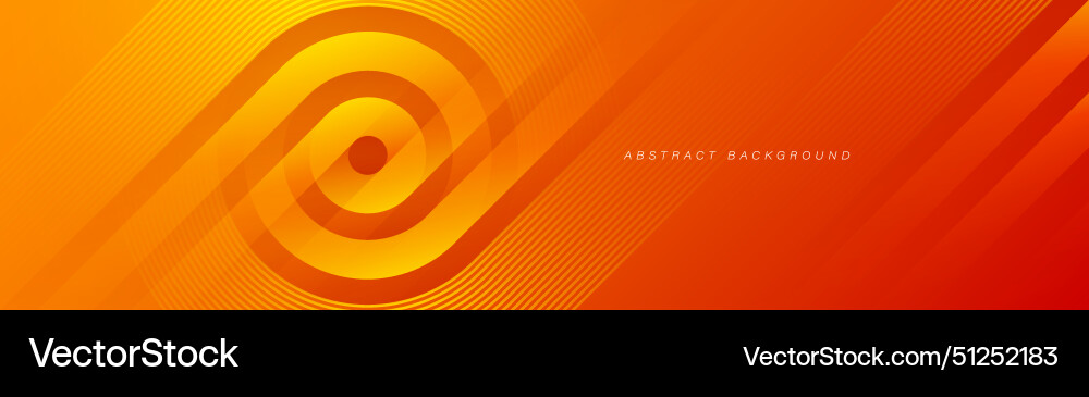 Orange abstract background with glowing diagonal Vector Image