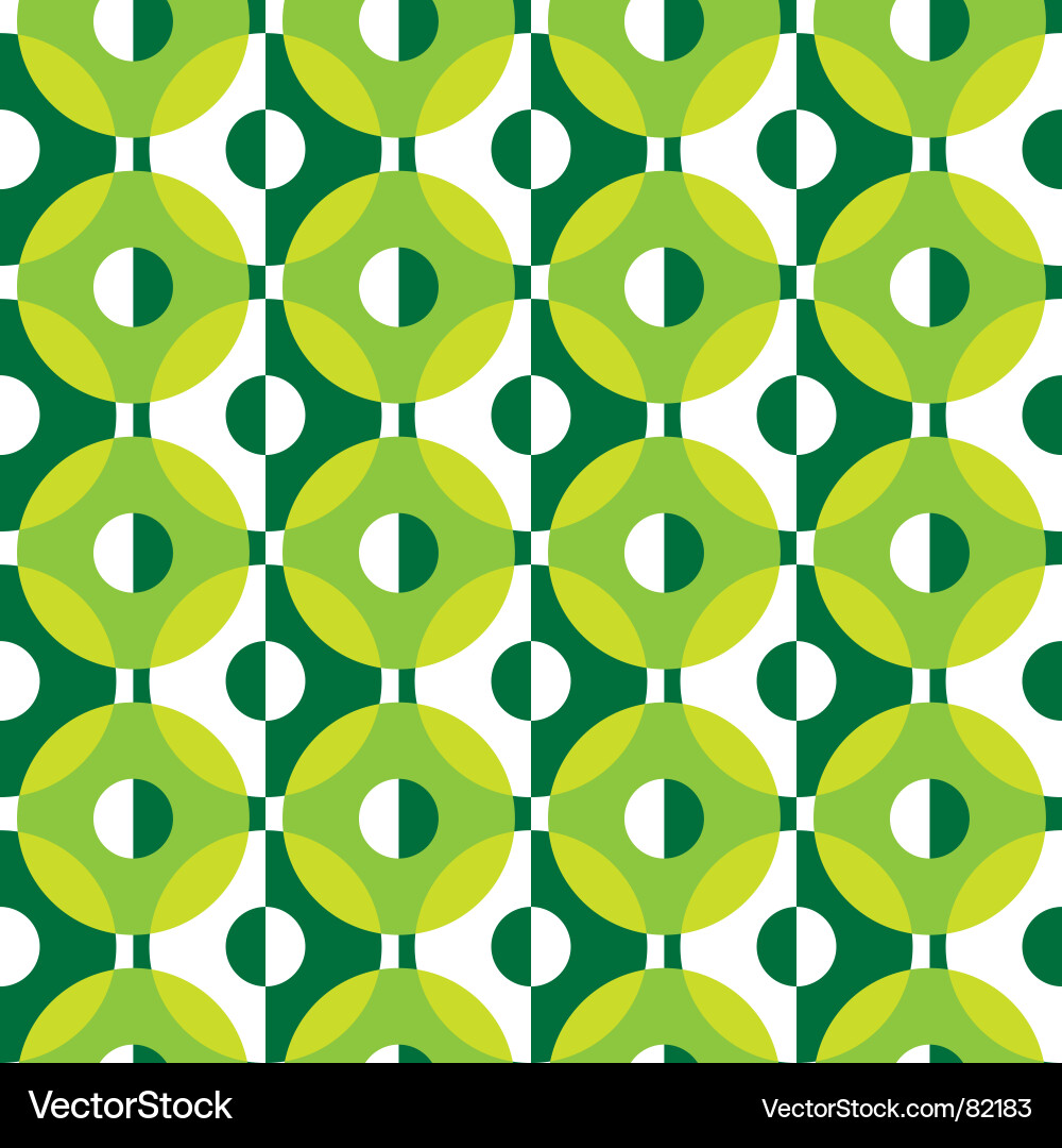 Retro Circle Pattern Vector Image