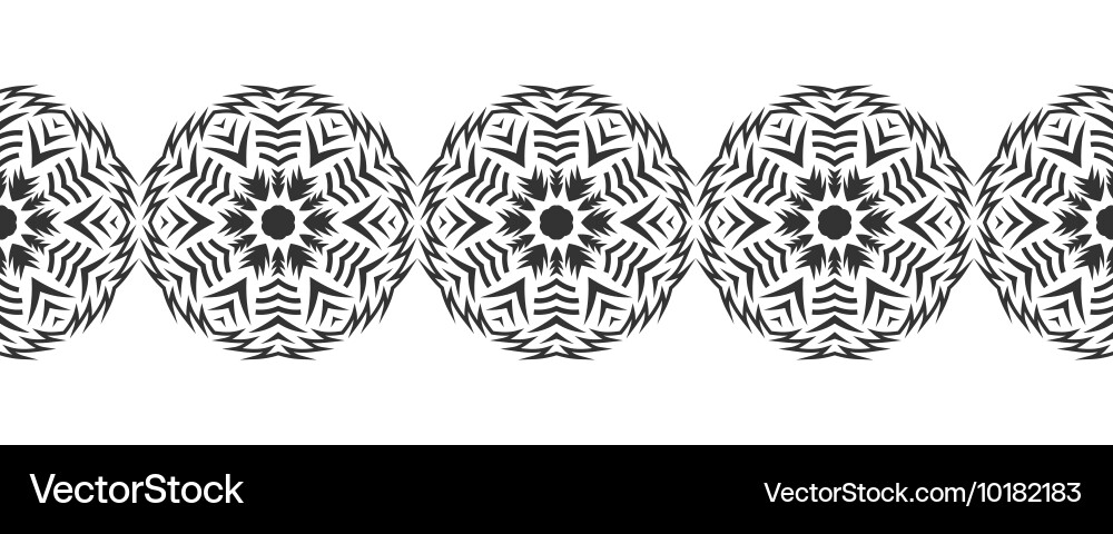 Snowflake christmas seamless pattern circular Vector Image