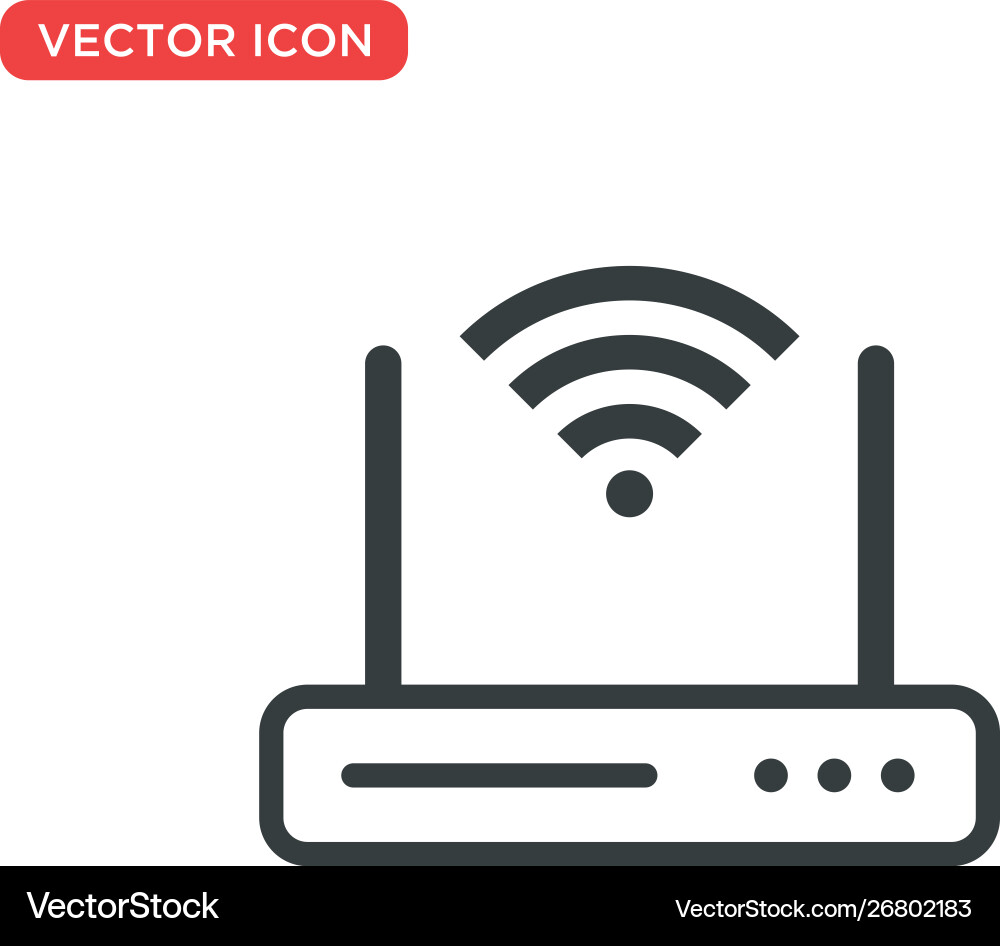 Wifi router icon design Wifi router icon design vector image