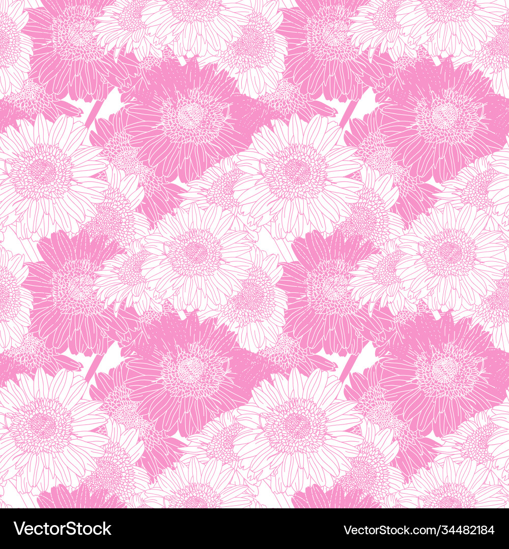 Floral seamless pattern Floral seamless pattern vector image