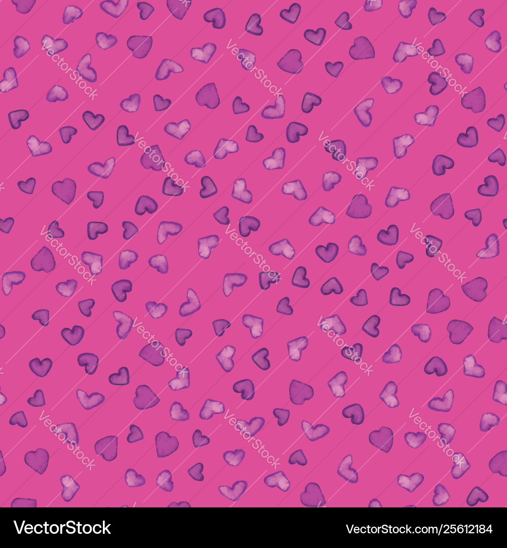 Hearts seamless repeat print pattern tile Hearts seamless repeat print pattern tile Vector Image