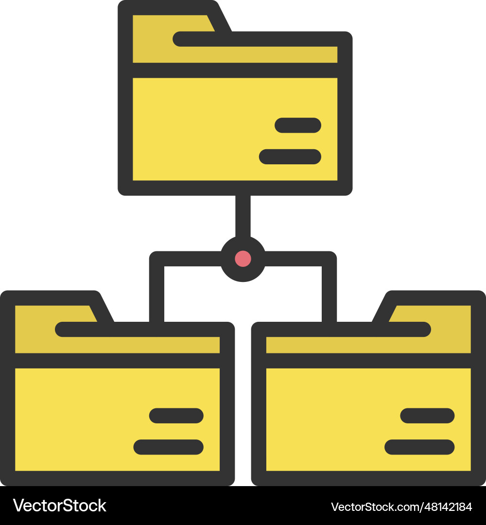 Root directory icon image Vector Image