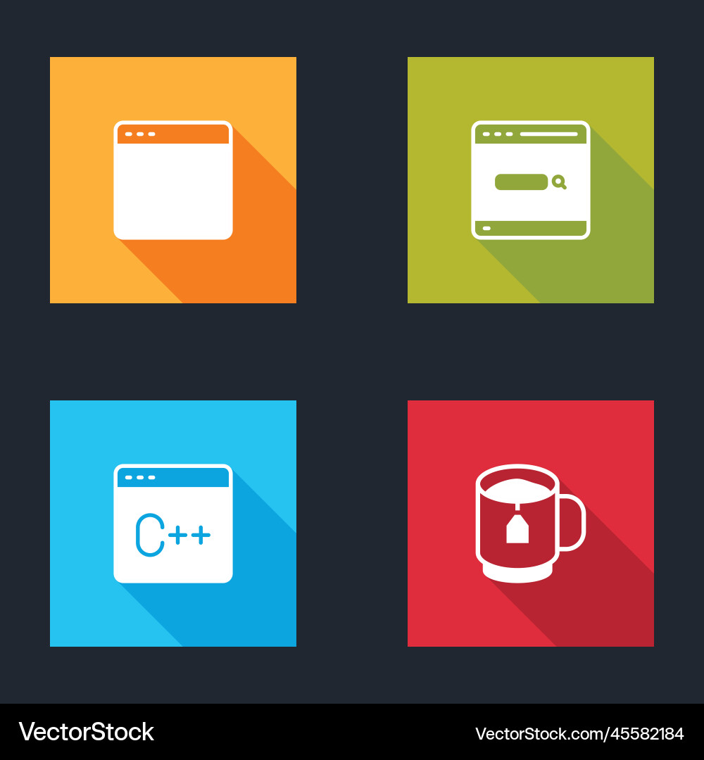 Set browser window search engine software Set browser window search engine software Vector Image