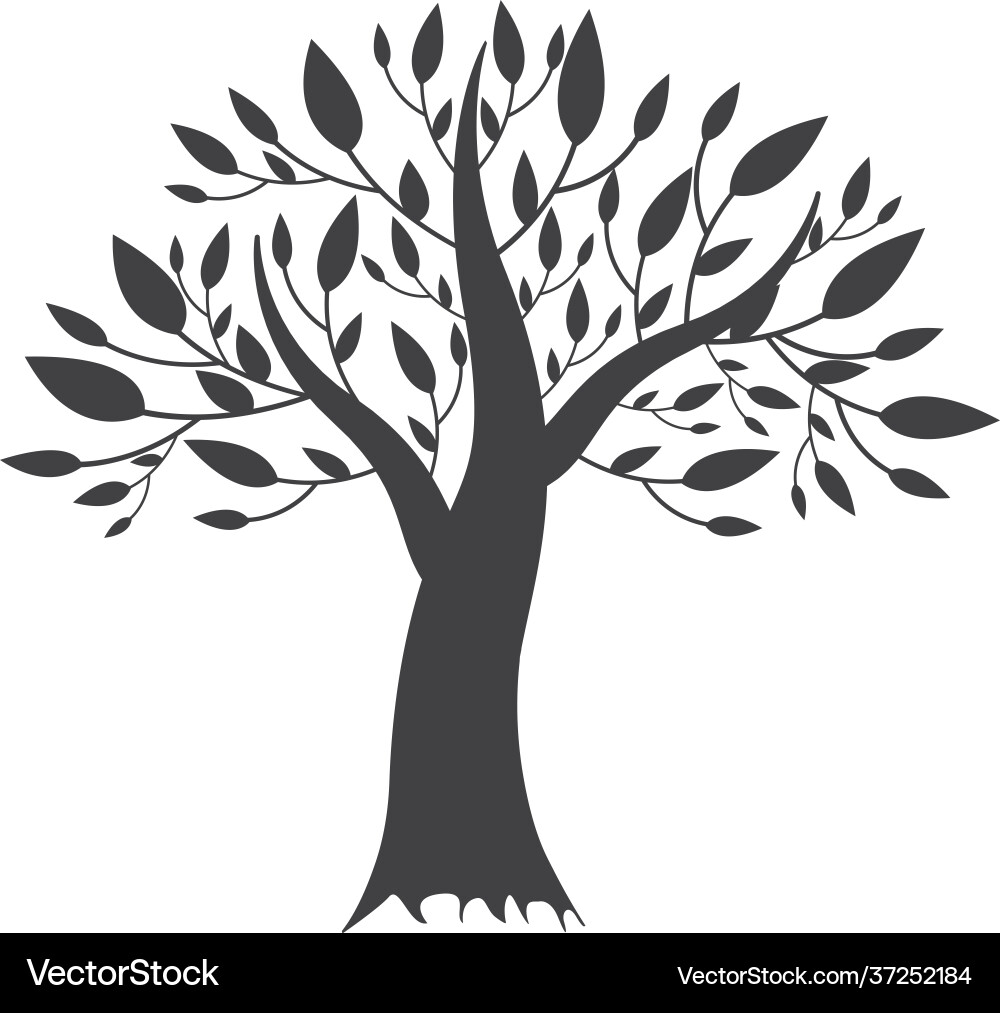 Tree icon design template Vector Image