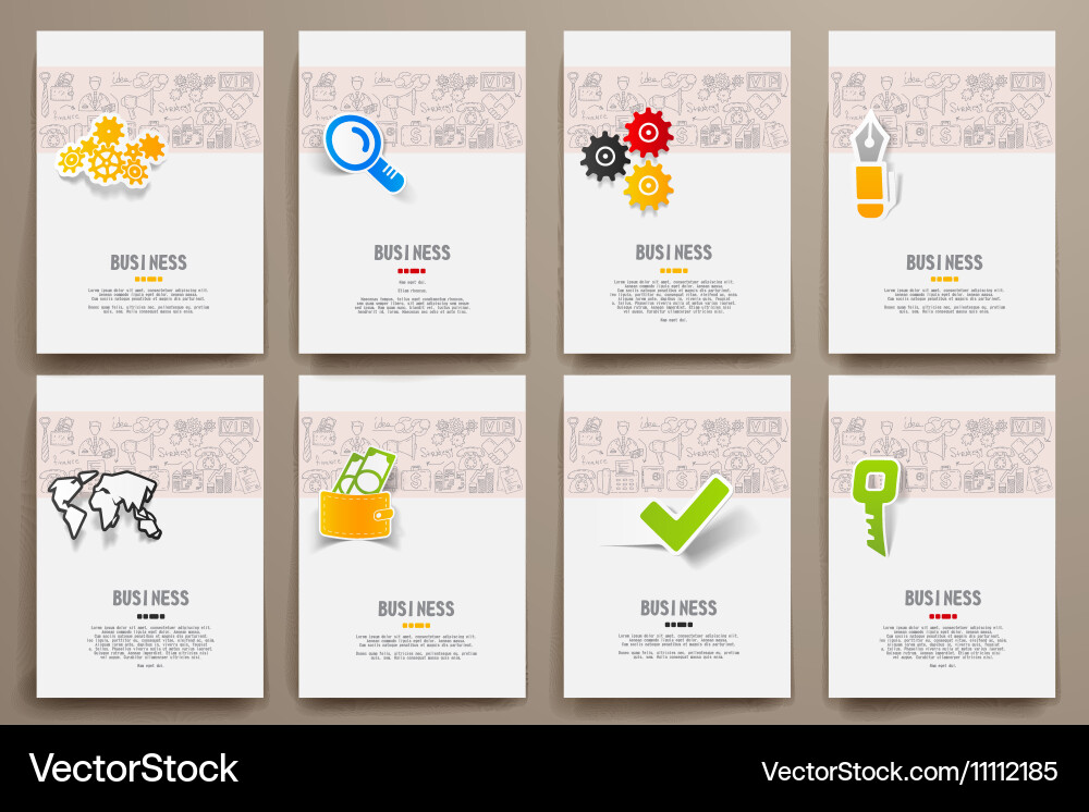 Design template blank booklets in graphics Vector Image