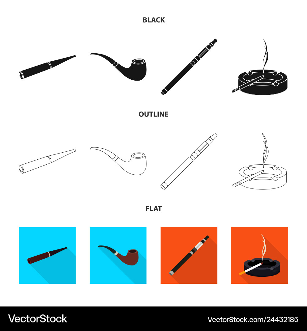 Isolated object of refuse and stop icon set Isolated object of refuse and stop icon set vector image