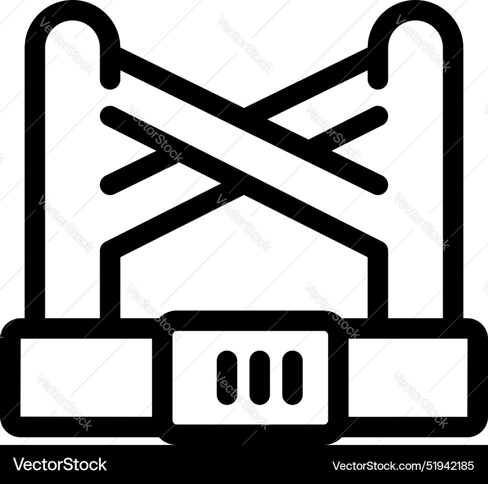 Posture corrector fixing back using support belts Posture corrector fixing back using support belts vector image