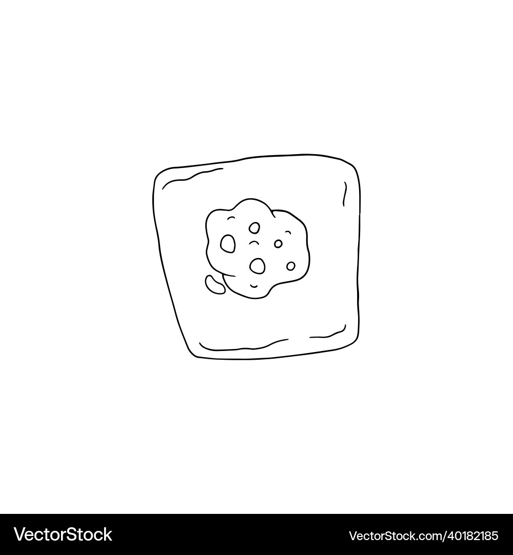 Process of making dumpling from rectangular piece Process of making dumpling from rectangular piece Vector Image